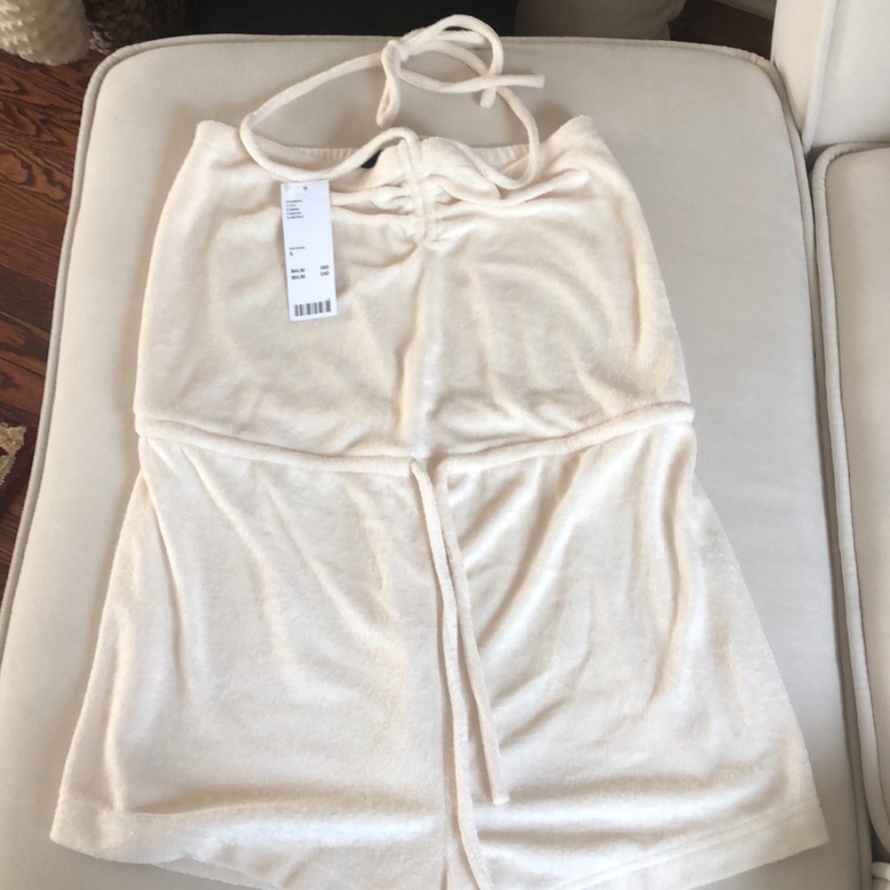 Ivory terry romper